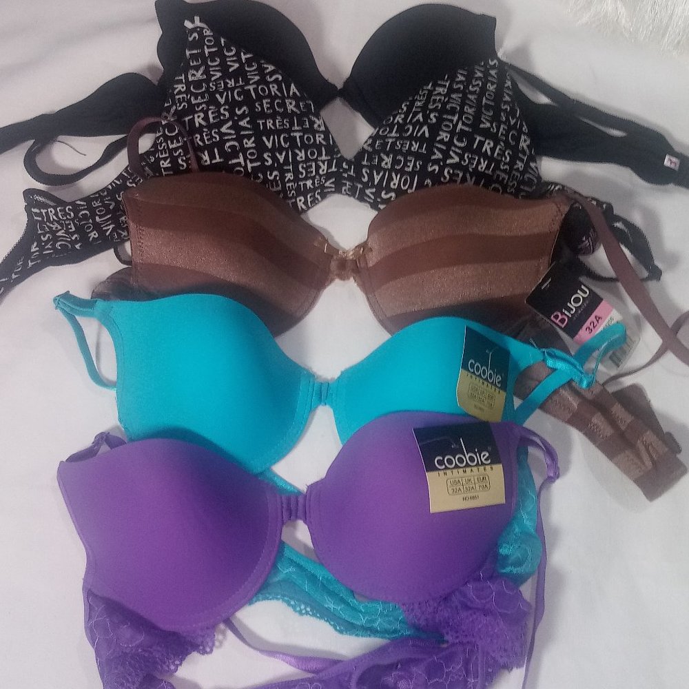 FIVE 32A BRAS ONE VICTORIA SECRET ONE PINK